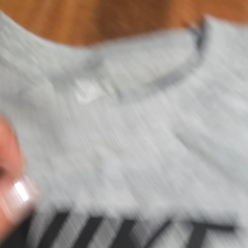 Nike Gray Logo T-Shirt with Black Athletic Shorts - Picture 8 of 9